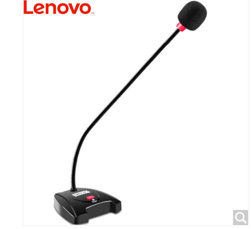 聯(lián)想（Lenovo）電腦麥克風(fēng) 桌面電容麥 會(huì)議鵝頸式有線(xiàn)開(kāi)會(huì)培訓(xùn)語(yǔ)音聊天